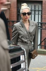 LADY GAGA Leaves Her Hotel in New York 05/28/2018