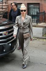 LADY GAGA Leaves Her Hotel in New York 05/28/2018