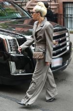 LADY GAGA Leaves Her Hotel in New York 05/28/2018