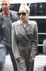 LADY GAGA Leaves Her Hotel in New York 05/28/2018