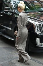 LADY GAGA Leaves Her Hotel in New York 05/28/2018