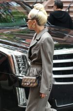 LADY GAGA Leaves Her Hotel in New York 05/28/2018