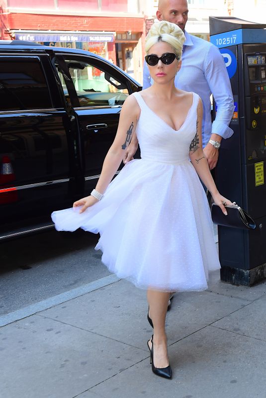 LADY GAGA Out and About in New York 05/24/2018