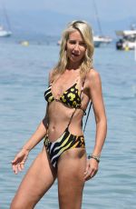 LADY VICTORIA HERVEY in Bikini at Keller Beach in Antibes 05/21/2018
