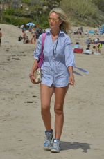 LADY VICTORIA HERVEY Workout at a Beach in Malibu 05/06/2018