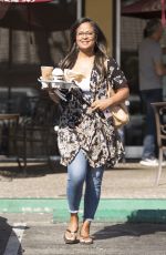 LAILA ALI Out for a Coffee in Calabasas 05/21/2018