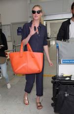 LARA STONE Arrives at Nice Airport 05/16/2018