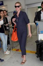 LARA STONE Arrives at Nice Airport 05/16/2018