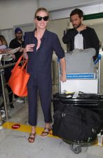 LARA STONE Arrives at Nice Airport 05/16/2018