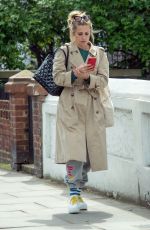LAURA BAILEY Out and About in London 05/03/2018
