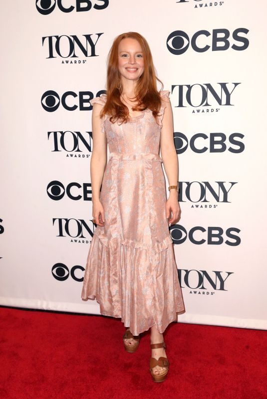 LAUREN AMBROSE at Tony Awards Nominees Photocall in New York 05/02/2018