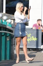 LAUREN POPE, CHLOE LEWIS and AMBER TURNER on the Set of TOWIE in Chelmsford 05/15/2018