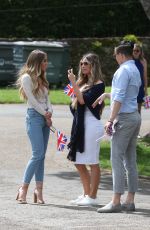 LAUREN POPE on the Set of The Only Way is Essex at Colchester Castle 05/10/2018