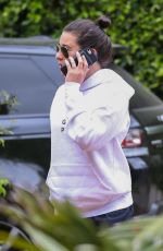 LEA MICHELE Arrives at a Friends House in Beverly Hills 05/11/2018