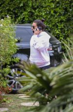 LEA MICHELE Arrives at a Friends House in Beverly Hills 05/11/2018