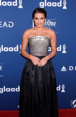 LEA MICHELE at 2018 Glaad Media Awards in New York 05/05/2018