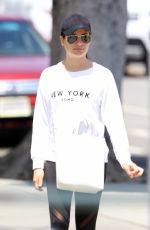 LEA MICHELE Out in Los Angeles 05/12/2018