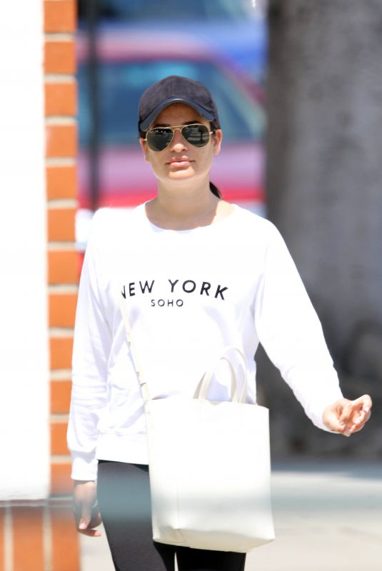 LEA MICHELE Out in Los Angeles 05/12/2018