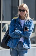 LENA GERCKE in Jeans at Berlin Tegel Airport 05/08/2018