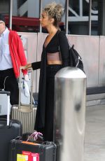 LEONA LEWIS at LAX Airport in Los Angeles 05/24/2018