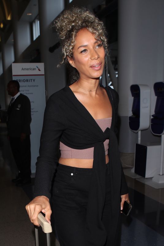 LEONA LEWIS at LAX Airport in Los Angeles 05/24/2018