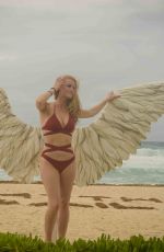 LEVEN RAMBIN in Bikini at a Beach in Cancun 05/26/2018