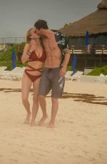 LEVEN RAMBIN in Bikini at a Beach in Cancun 05/26/2018