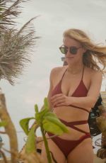 LEVEN RAMBIN in Bikini at a Beach in Cancun 05/26/2018