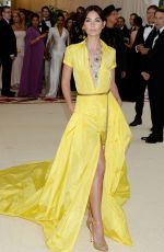 LILY ALDRIDGE at MET Gala 2018 in New York 05/07/2018