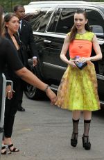 LILY COLLINS Arrives at Prada Event in New York 05/04/2018