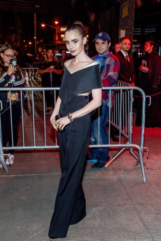 LILY COLLINS at MET Gala After-party in New York 05/07/2018