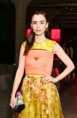 LILY COLLINS at Prada Resort: 2019 Show in New York 05/04/2018