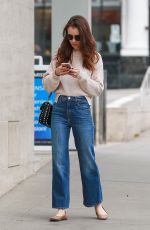 LILY COLLINS Out and About in Beverly Hills 05/30/2018