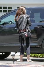 LILY COLLINS Out in Beverly Hills 05/16/2018