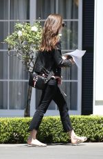 LILY COLLINS Out in Beverly Hills 05/16/2018