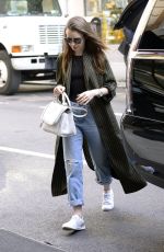 LILY COLLINS Out in New York 05/03/2018