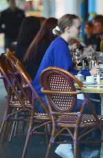 LILY-ROSE DEPP at Figaro Bistrot in Los Angeles 05/29/2018