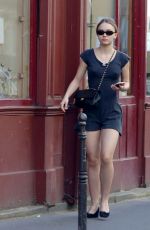 LILY-ROSE DEPP Out and About in Paris 05/07/2018