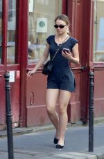 LILY-ROSE DEPP Out and About in Paris 05/07/2018