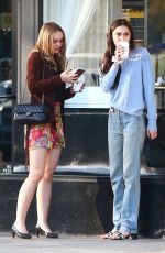 LILY-ROSE DEPP Out for Coffee in Beverly Hills 05/15/2018