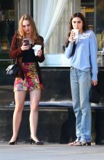 LILY-ROSE DEPP Out for Coffee in Beverly Hills 05/15/2018
