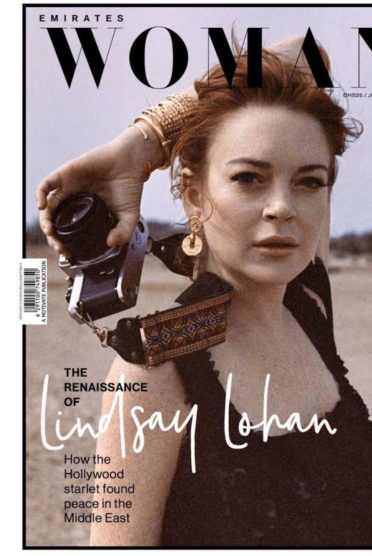 LINDSAY LOHAN in Emirates Woman Magazine, June 2018