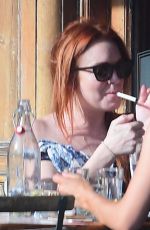 LINDSAY LOHAN Out and About in New York 05/03/2018