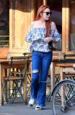 LINDSAY LOHAN Out and About in New York 05/03/2018