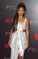LOGAN BROWNING at Netflix Fysee Comediennes in Conversation in Los Angeles 05/29/2018