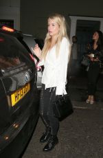 LOTTIE MOSS Leaves Soho House in London 05/30/2018