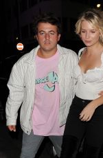 LOTTIE MOSS Night Out in London 05/10/2018