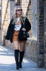LOTTIE MOSS Out and About in London 05/17/2018