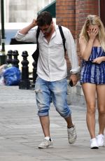 LOTTIE MOSS Out for Dinner in London 05/08/2018