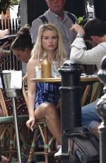 LOTTIE MOSS Out for Dinner in London 05/08/2018